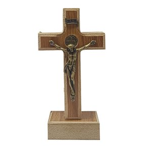 Crucifixo Parede e Mesa MDF Athenas 11,7cm