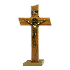 Crucifixo Parede/Mesa Mdf Athenas 27 cm