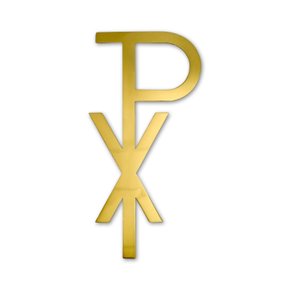 Decoracao para Altar Px de Metal - 30 Cm