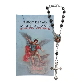 Dezena de Carro Folheto Arcanjo São Miguel Hematita