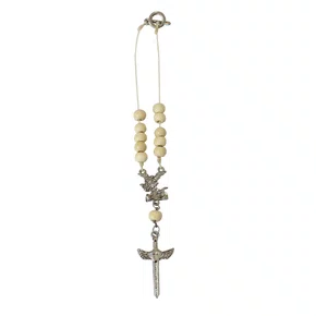 Dezena de Carro São Miguel Arcanjo Níquel Marfim