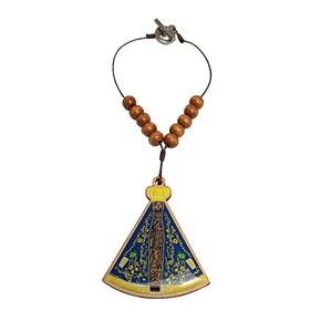 Dezena de Carro Nossa Senhora Aparecida Marrom 8 Mm