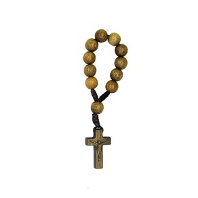 Dezena em Madeira Imbuia  Contas 8mm