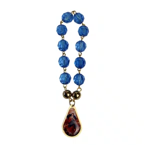 Dezena de Nossa Senhora Desatadora de Nós Medalha Gota Azul