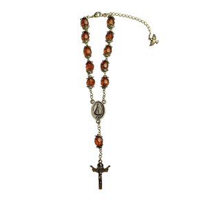 Dezena para Carro Cristal Marrom de Nossa Senhora Aparecida