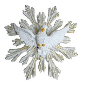 Imagem do Divino Espirito Santo Resina Nacional - 11 cm 