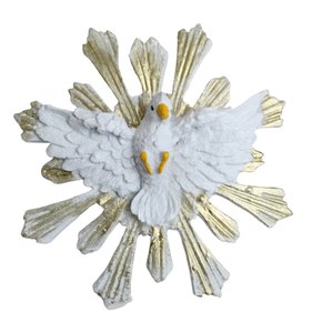 Imagem do Divino Espirito Santo Resina Nacional - 11 cm 