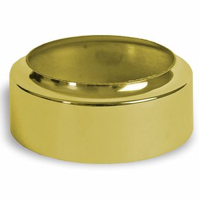 Economizador de Vela em Níquel Dourado  9 cm
