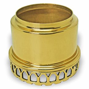 Economizador de Vela Luxo em Dourado 7 cm