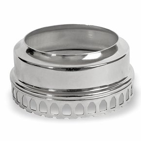 Economizador de Vela Luxo em Níquel 9 cm