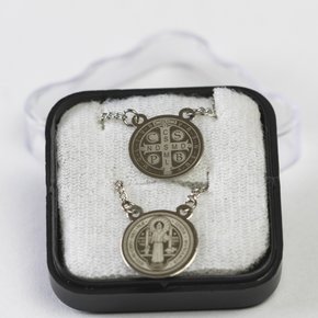 Escapulário Medalha de São Bento - Inox Lazer