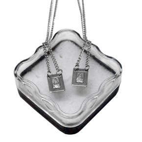 Mini Escapulário Quadrado Relevo Nossa Senhora Aparecida