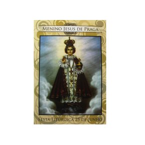 100 unid - Folheto Oração Menino Jesus de Praga