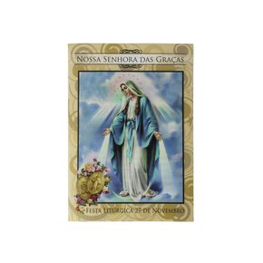 100 unid - Folheto Oração Nossa Senhora das Graças