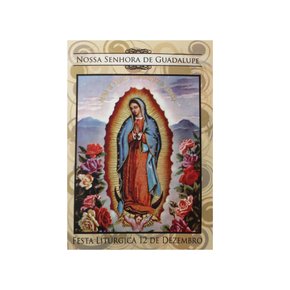 100 unid - Folheto Oração Nossa Senhora Guadalupe