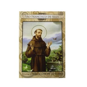100 unid - Folheto Oração São Francisco