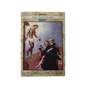 100 unid - Folheto Oração São Peregrino