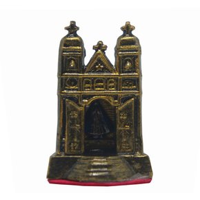 Igrejinha de Metal - Ouro Envelhecido - Média