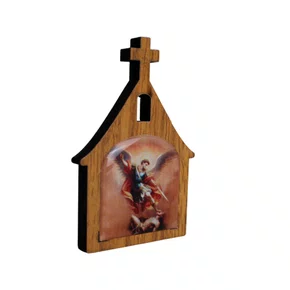 Imã Capela Arcanjo São Miguel - 6,4 cm x 3,7 cm