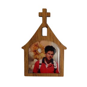 Imã Capela São Carlo Acutis - 6,4 cm x 3,7 cm