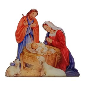 Imã de Geladeira Sagrada Família MDF