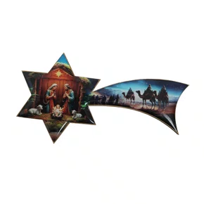 Imã Natal Estrela de Belém - 5 cm x 10 cm