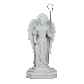 Imagem de Arcanjo São Rafael em Marmore Natural - 15 cm