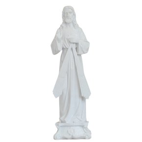 Imagem de Jesus Misericordioso de Mármore Natural - 57 cm