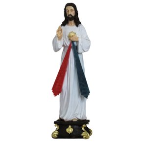 Imagem de Jesus Misericordioso de Resina Linha Premium - 57 cm