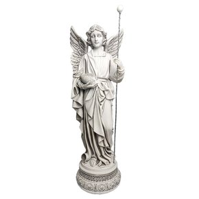 Imagem de Mármore de Arcanjo São Rafael - 64 cm