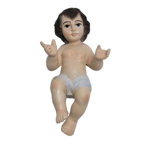 Imagem de Menino Jesus com Fralda de Resina  - 8 cm