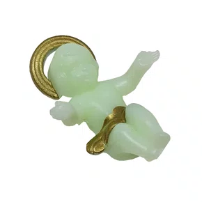 Imagem de Menino Jesus em Acrílico Fosforescente - 4 cm