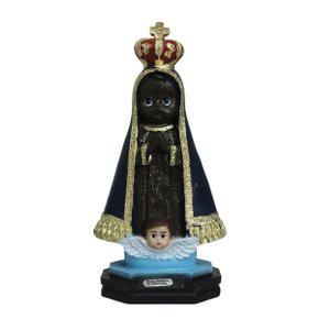 Imagem de Nossa Senhora Aparecida Infantil de Resina Nacional - 19 cm