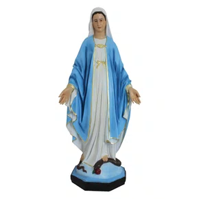 Imagem de Nossa Senhora das Graças Serpente e Maçã de Resina Nacional - 100 cm