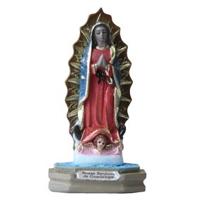 Imagem de Nossa Senhora de Guadalupe de Resina Nacional - 9 cm
