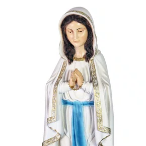 Imagem de Nossa Senhora de Lourdes de Resina Nacional - 60 cm