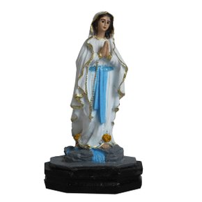 Imagem de Nossa Senhora de Lourdes de Resina Nacional - 9 cm