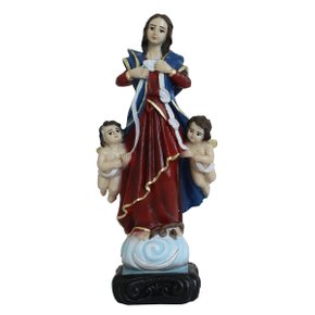 Imagem de Nossa Senhora Desatadora dos Nós de Resina Nacional - 20 cm