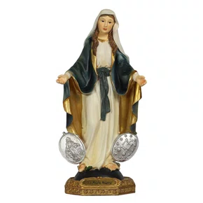 Imagem de Nossa Senhora Medalha Milagrosa de Resina Importada - 22 cm