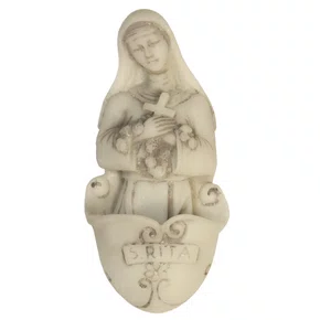 Imagem de Parede Santa Rita Pia em Mármore - 13 cm