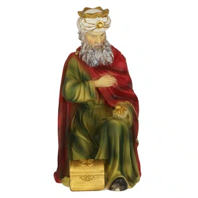 Imagem de Resina Importada Rei Mago Belchiour - 30 cm