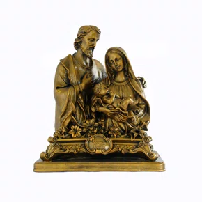 Imagem de Sagrada Família Busto de Resina Nacional - 30 cm
