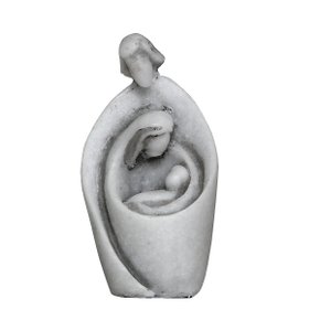 Imagem de Sagrada Família de Mármore - 7 cm