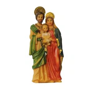Imagem de Sagrada Família de Resina Importada - 8 cm