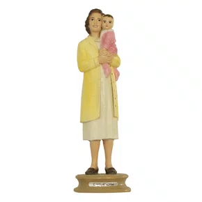Imagem de Santa Gianna de Resina Nacional - 19,5 cm