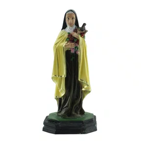 Imagem de Santa Teresinha de Resina Nacional - 15 cm