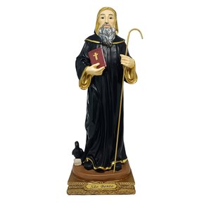 Imagem de São Bento de Resina Importada - 31,5 cm