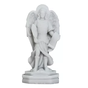 Imagem de Arcanjo São Gabriel em Marmore Natural - 15 cm