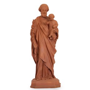 Imagem de São José de Resina Terracota Resinada - 105 cm