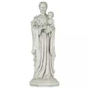 Imagem de São José em Mármore - 40 cm